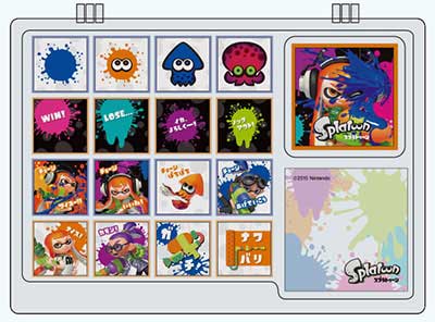 スプラトゥーン のスタンプが発売 16種類セットの小さ目スタンプがセットに レインボートイボックス